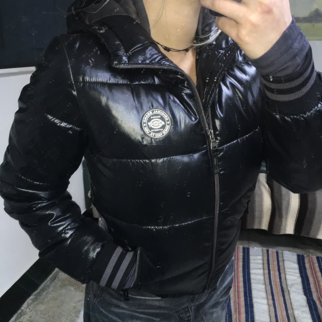 투티/0264 디키즈 1922 오리지널 패딩 y2k 글로시 올드스쿨 샤인 상품이미지1