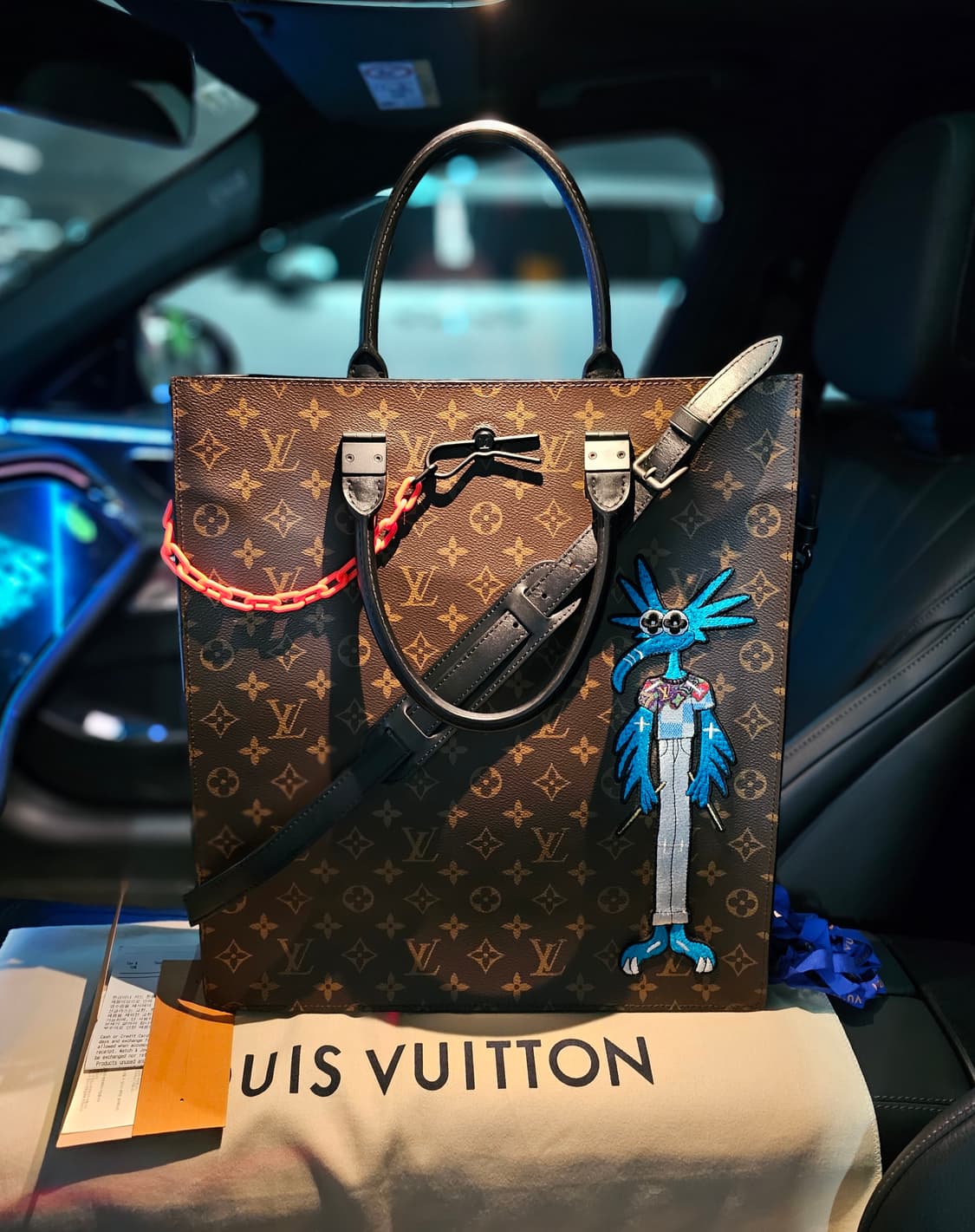 루이비통 버질아블로 캐릭터 자수 삭플라 크로스백 (새상품) 상품이미지1