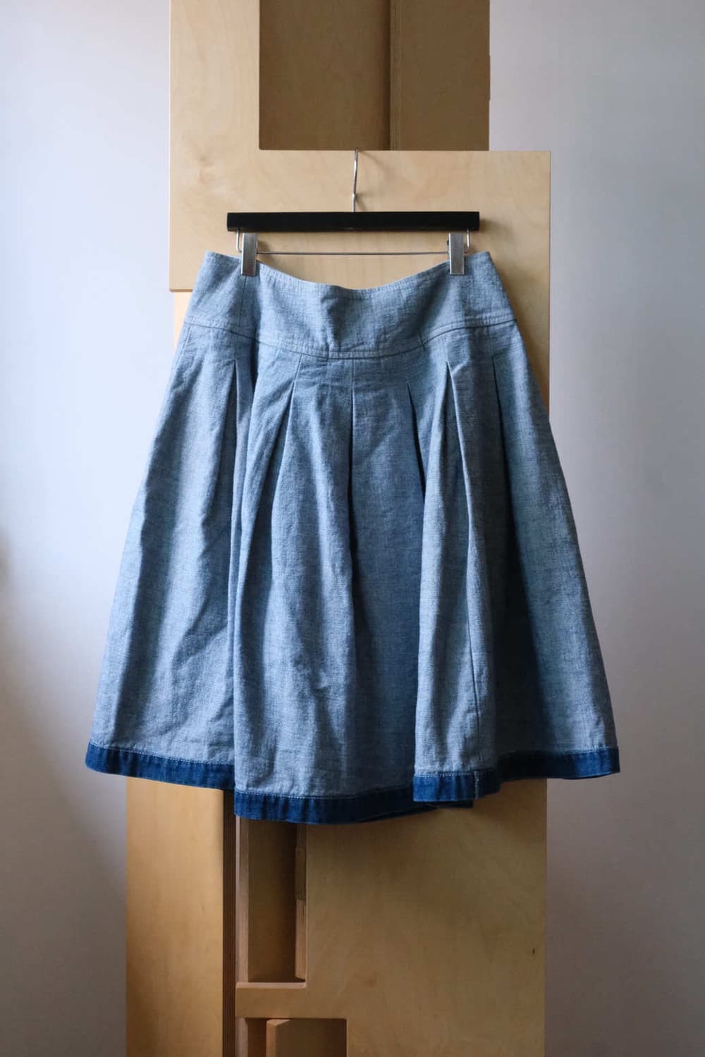 2012 Denim Patchwork Wrap Skirt 상품이미지2