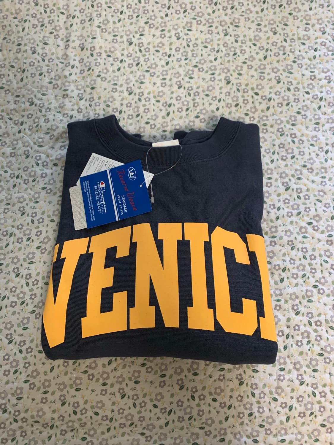 [L] 챔피온 재팬 리버스 위브 VENICE 크루넥 스웻셔츠 다크네이비 상품이미지9