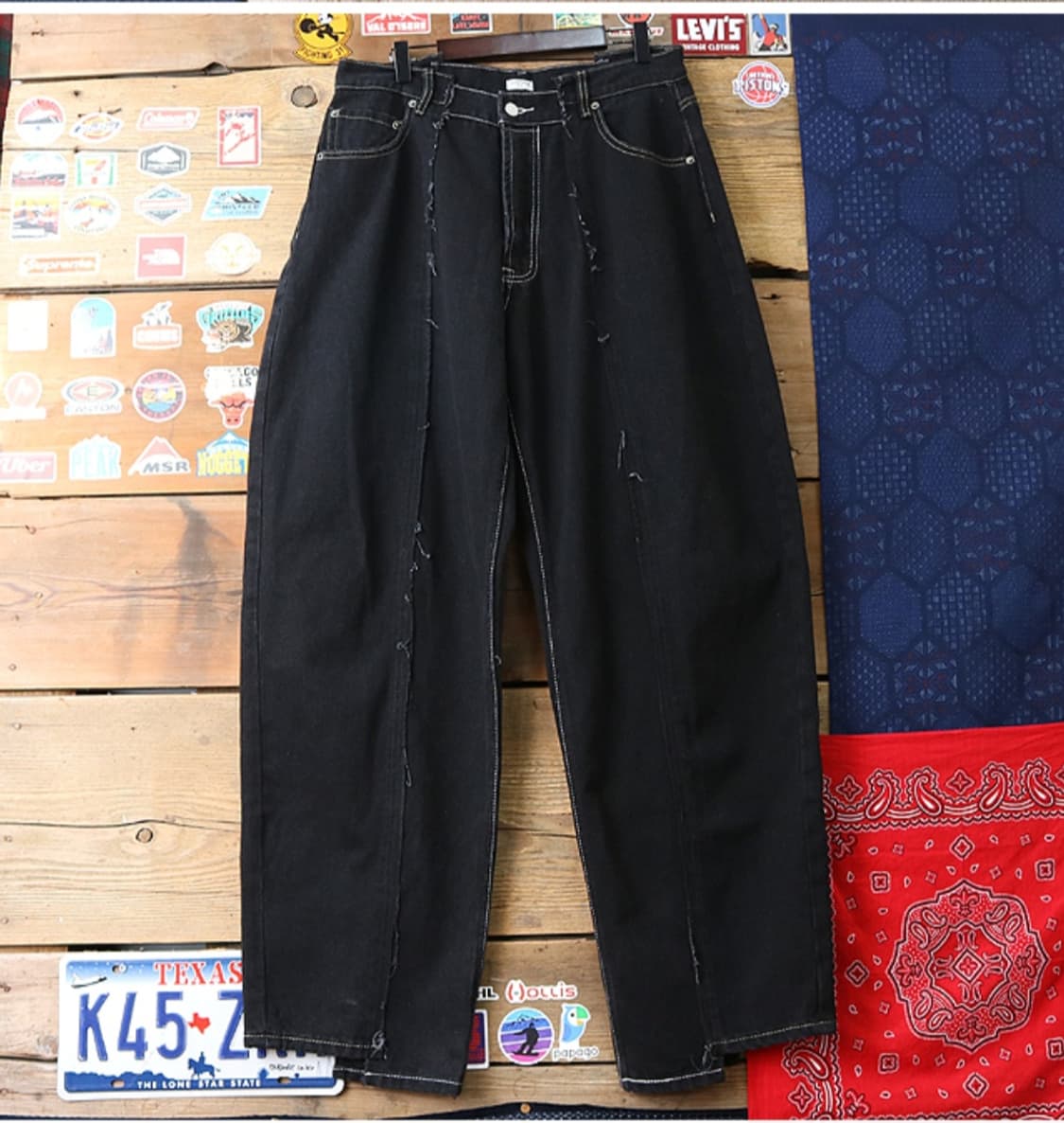 일본판 OLD PARK 올드 파크 리바이스 와이드 핏 커스텀 데님

 상품이미지2