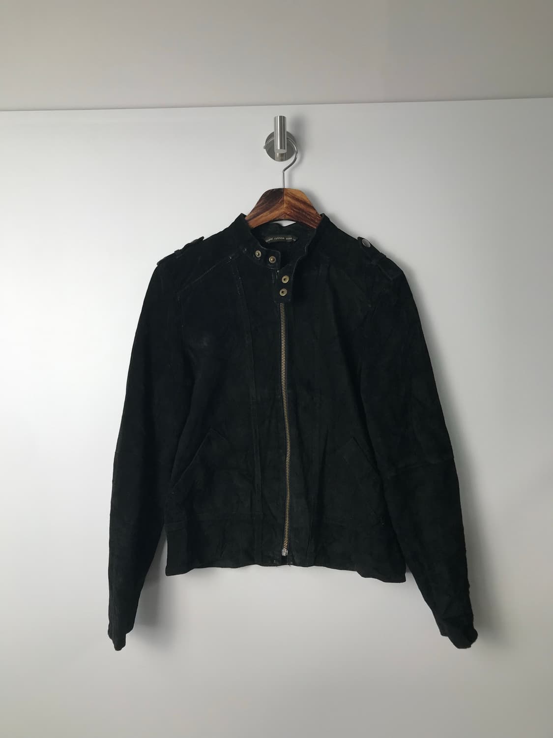 Vintage 빈티지 블랙 스웨이드 자켓 상품이미지3