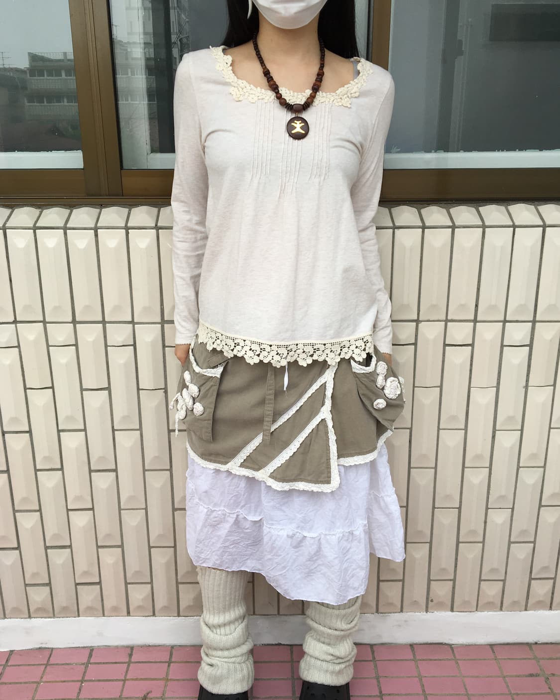 Crochet point apron 상품이미지8