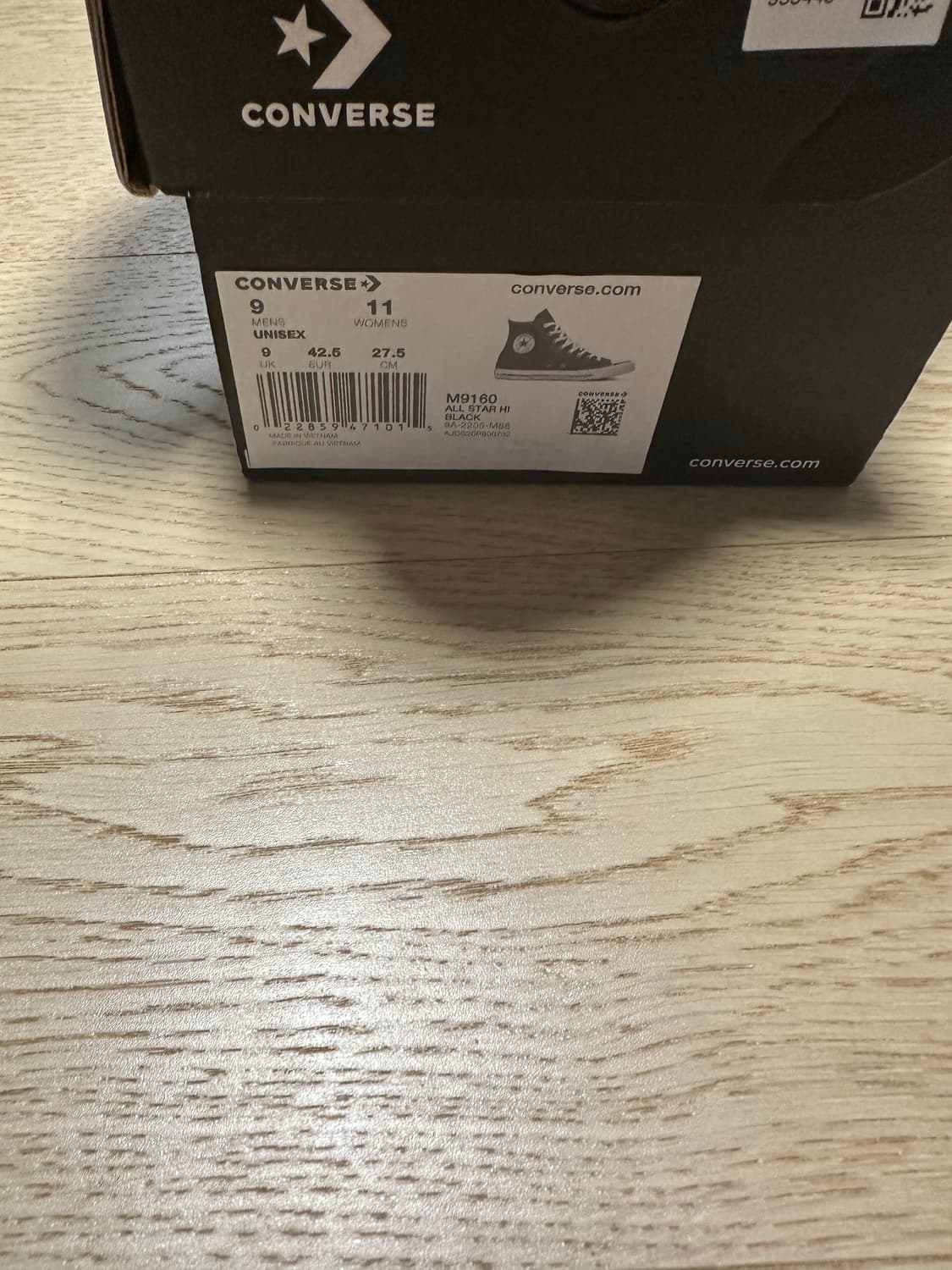 컨버스 척테일러 올스타 클래식 블랙 M9160 상품이미지2