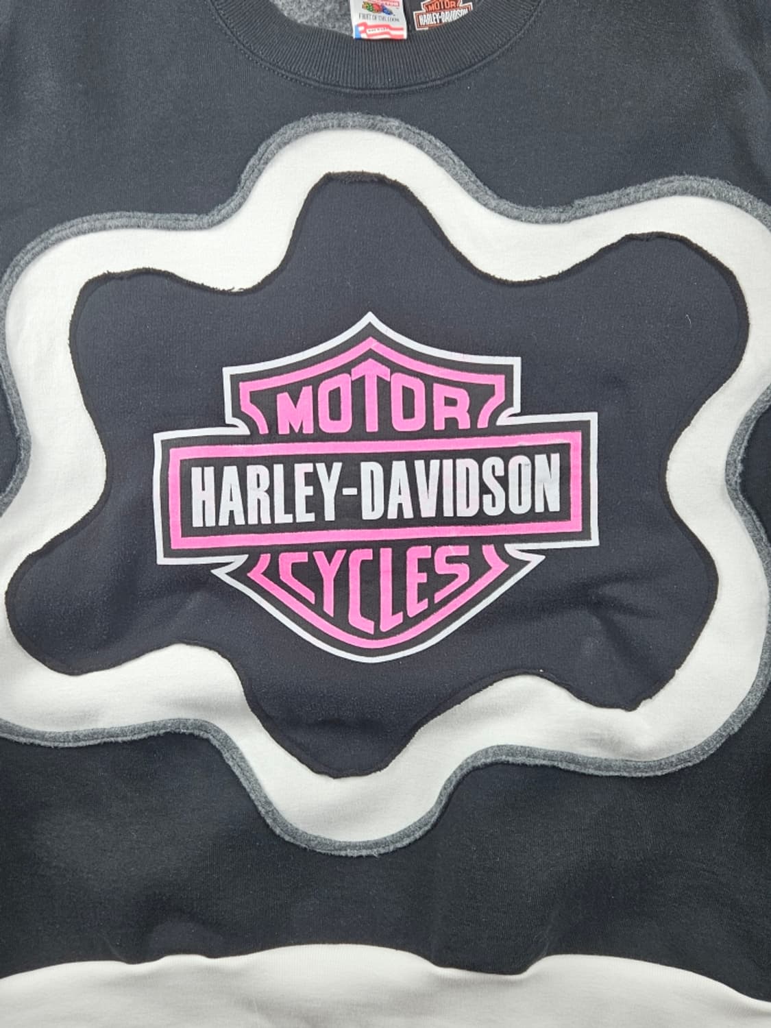 할리데이비슨X프룻오브더룸 아플리케 커스텀 맨투맨 ( L ) / 9342 상품이미지4