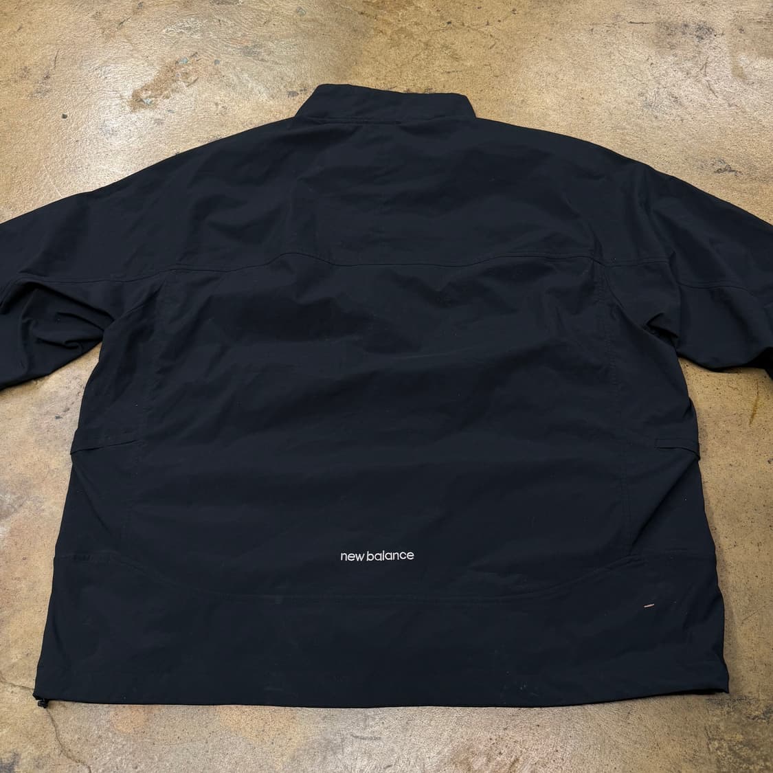 [정품/2XL] 뉴발란스 블랙 반집업 바람막이 자켓 b10 상품이미지4