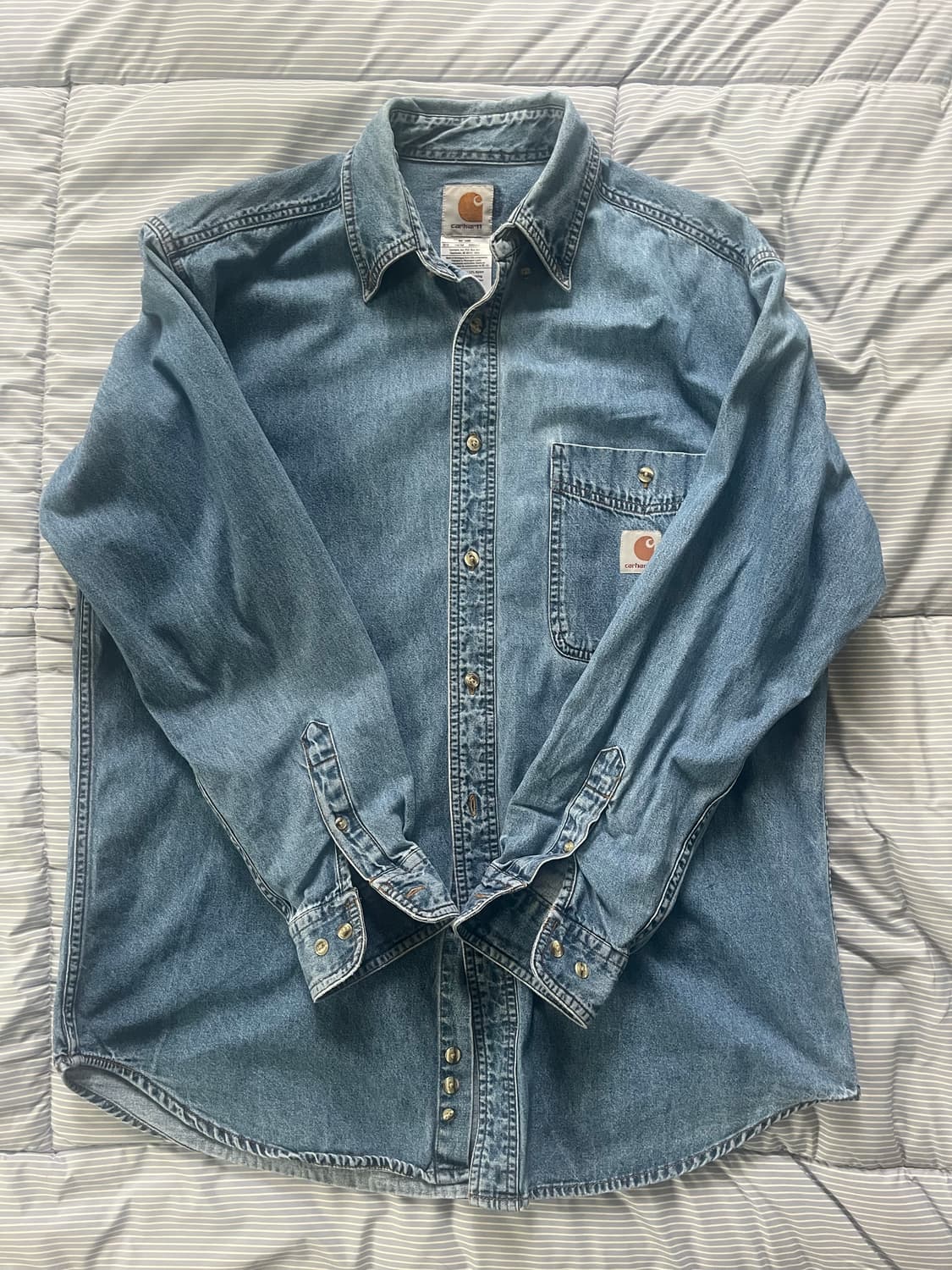 칼하트 데님 셔츠 (L) 상품이미지1