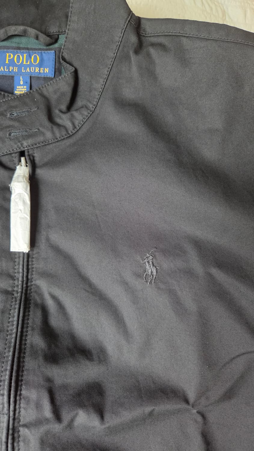 폴로 랄프로렌 해링턴 자켓 블랙 L 새상품 상품이미지4