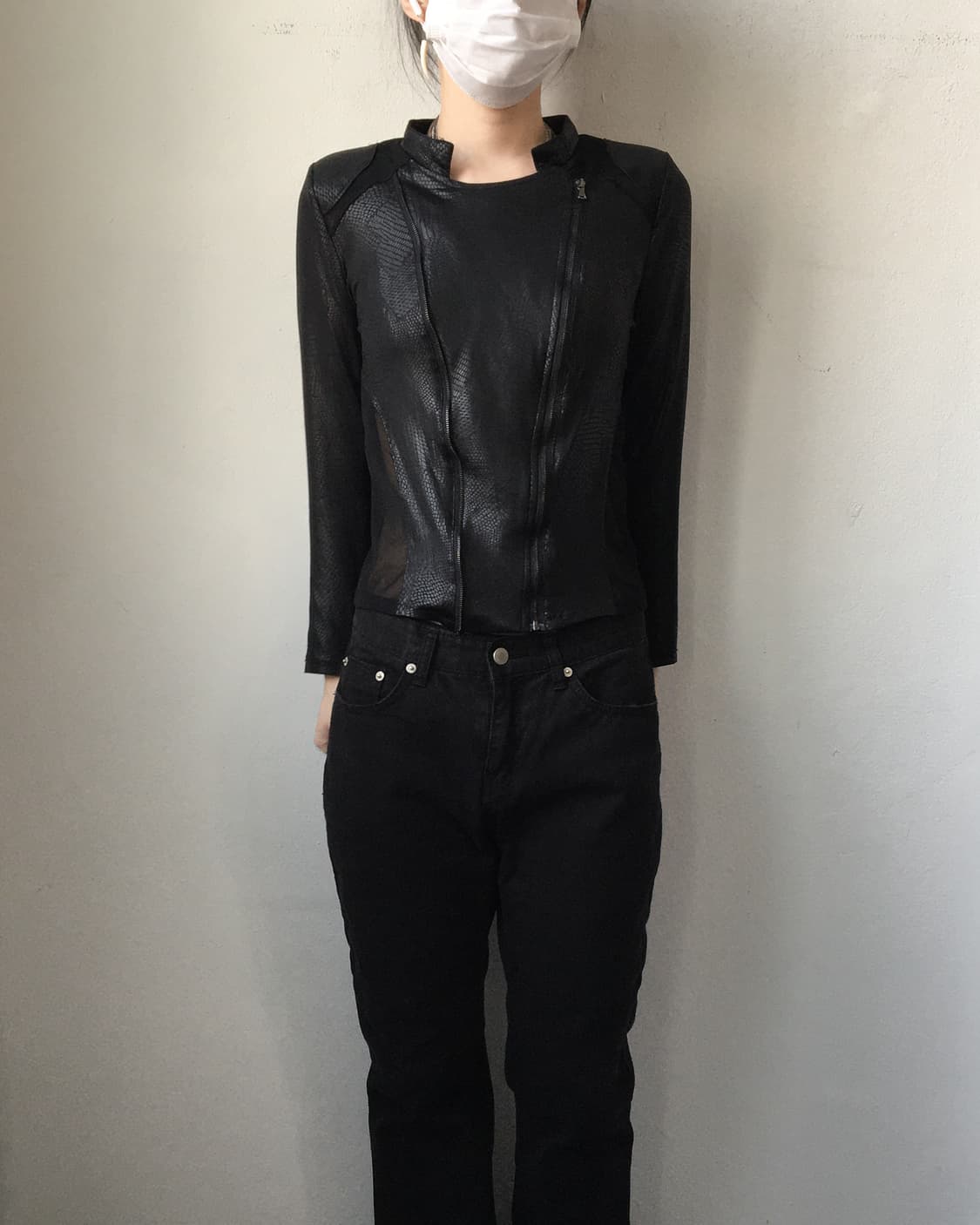 Python pattern slim fit jacket 상품이미지8