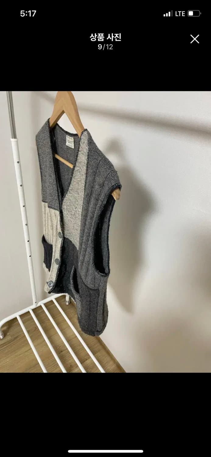 베네통 패치워크 니트 조끼 베스트 vintage 빈티지 아메카지 상품이미지10