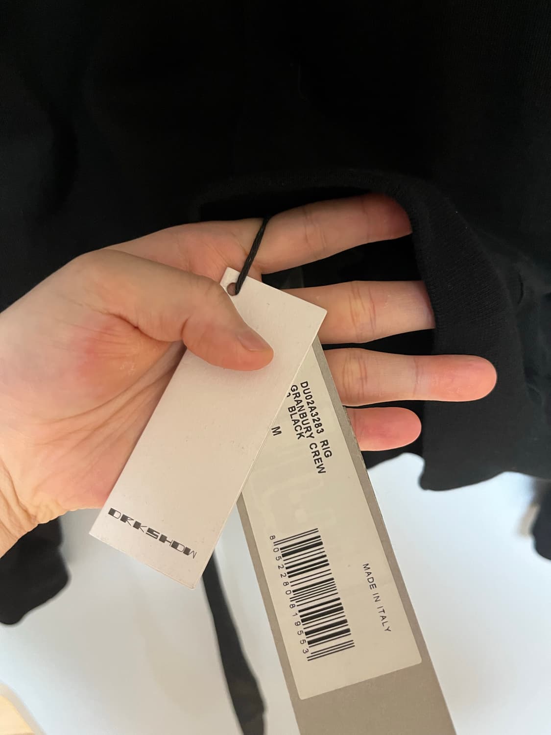 릭오웬스 그랜버리 맨투맨 M 상품이미지3