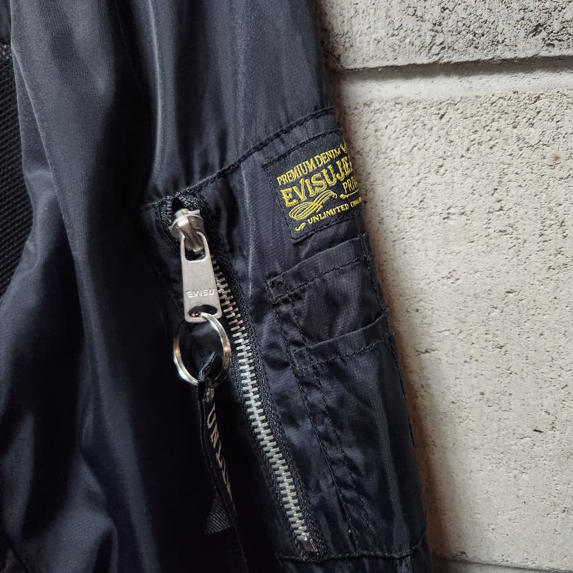 EVISU 에비수 나일론 봄버 자켓 105 y2k 상품이미지3