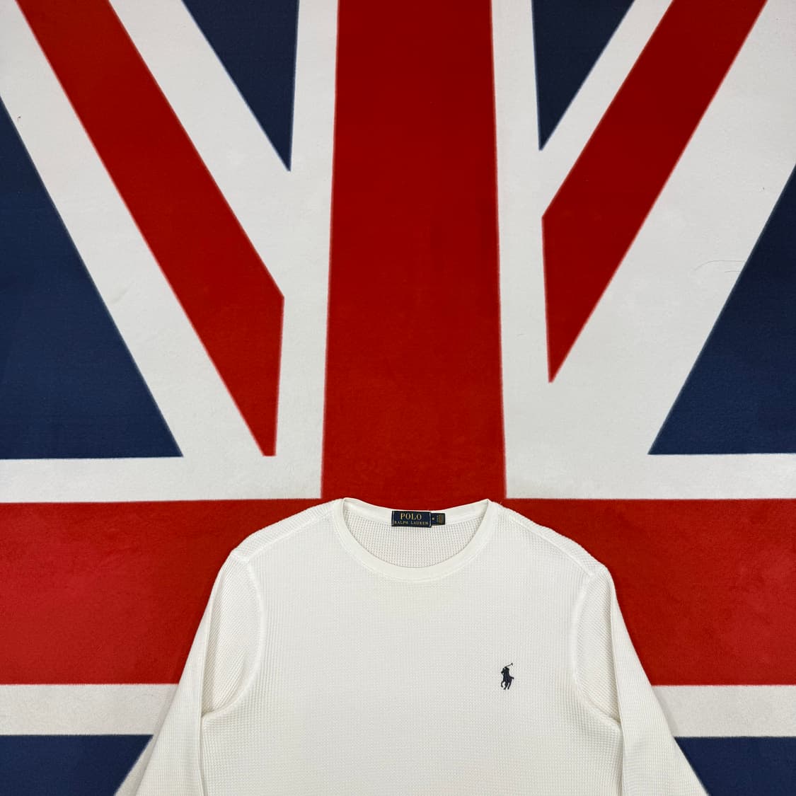 폴로 와플 롱슬리브 M  상품이미지2