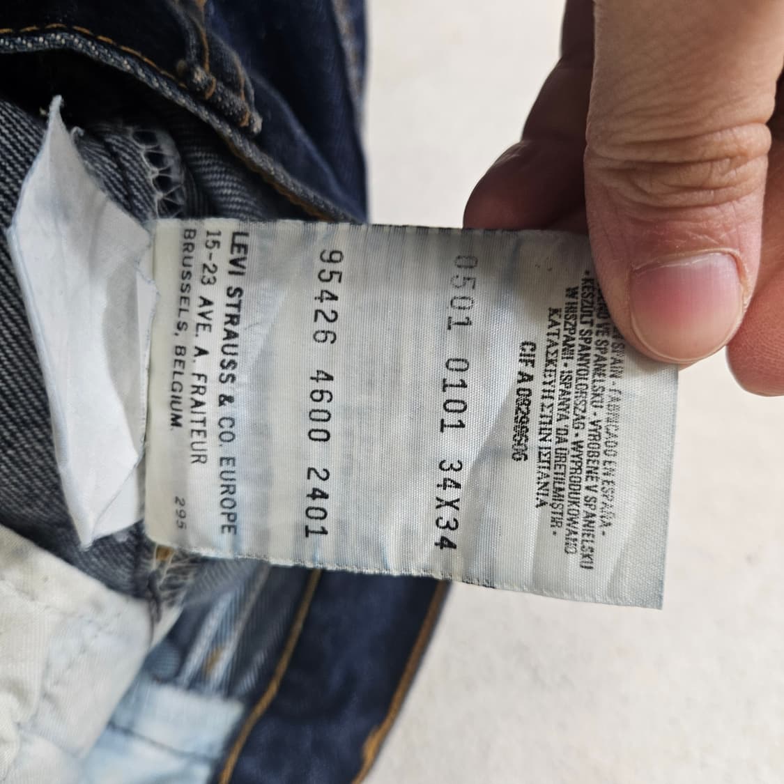 90s~00s 리바이스 501 데님 34 34 상품이미지6