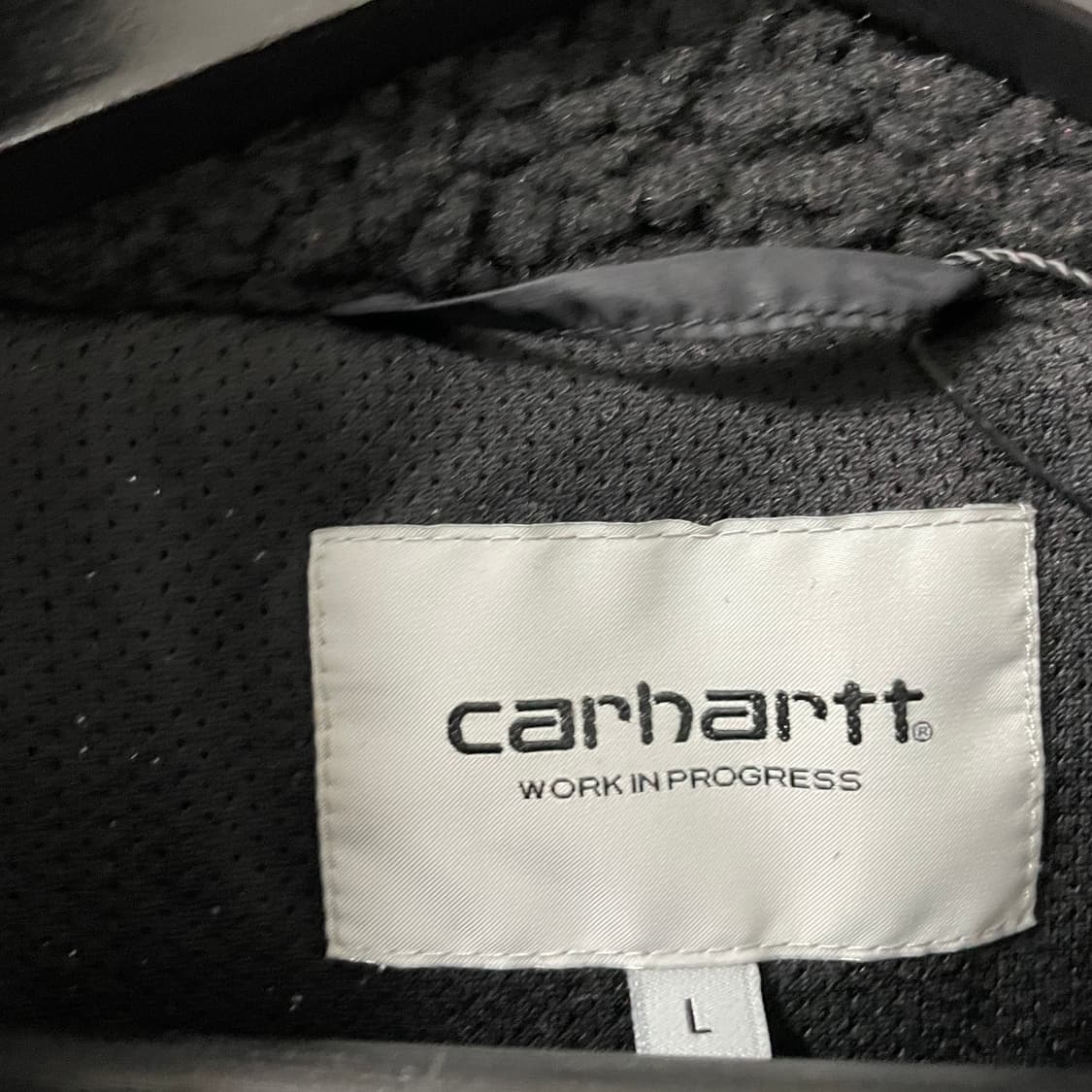 칼하트 플리스 자켓 블랙 L 상품이미지5