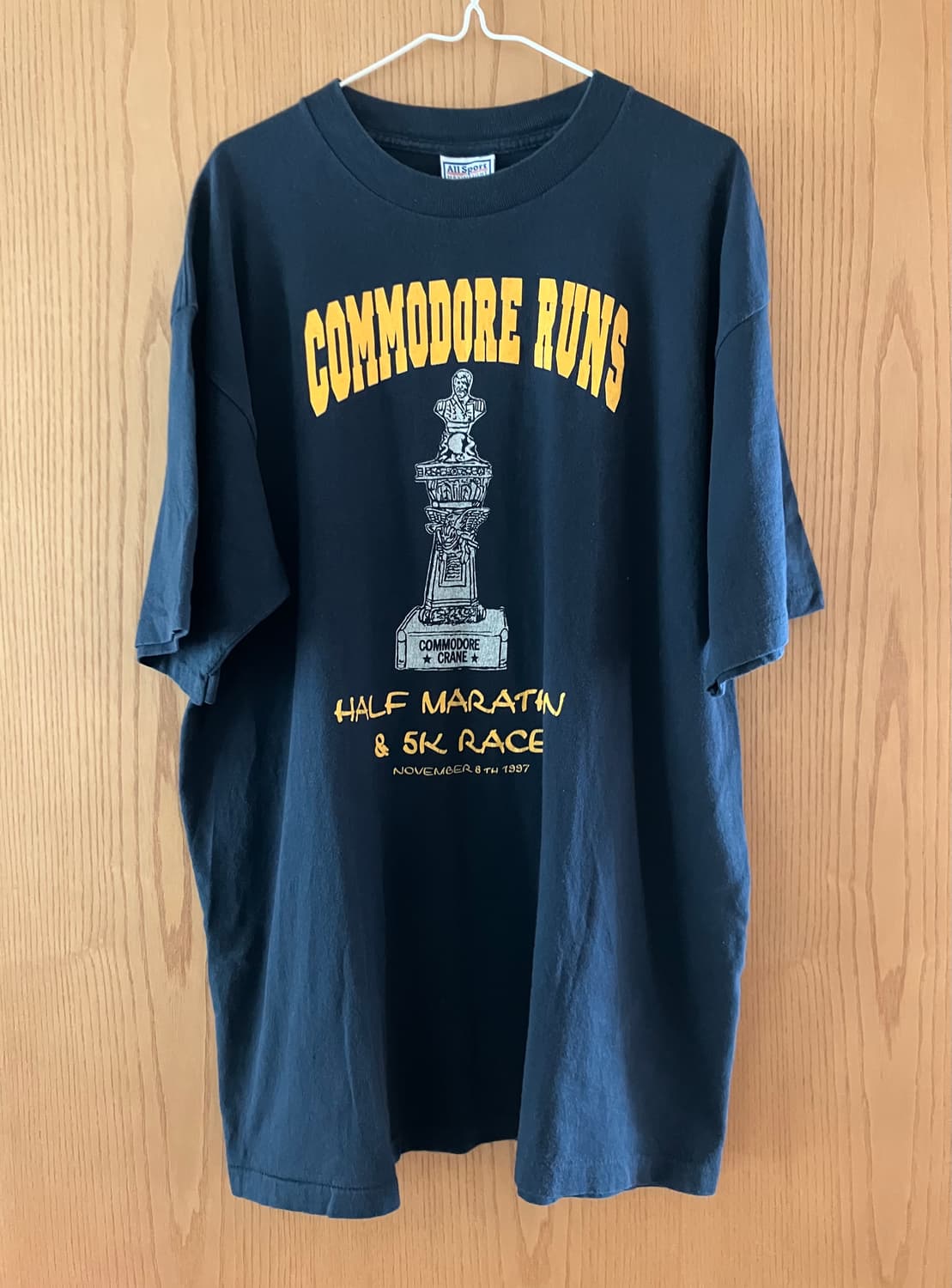 USA 빈티지 90s 올스포츠 맥스웨이트 남/노 싱글스티치 티셔츠 XL 상품이미지2