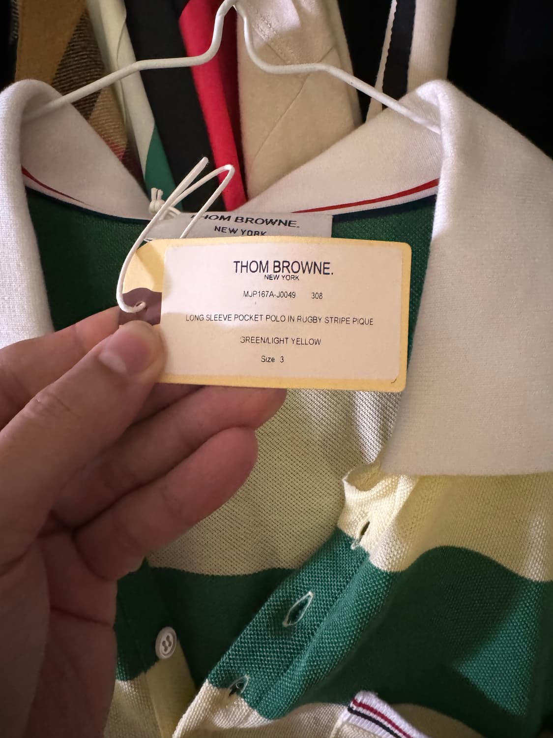 톰브라운 럭비티 3사이즈 상품이미지5