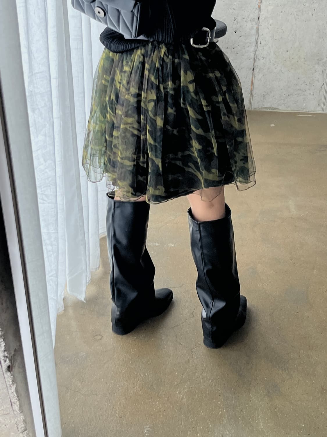 더블 튤 스커트 카모플라쥬 상품이미지7