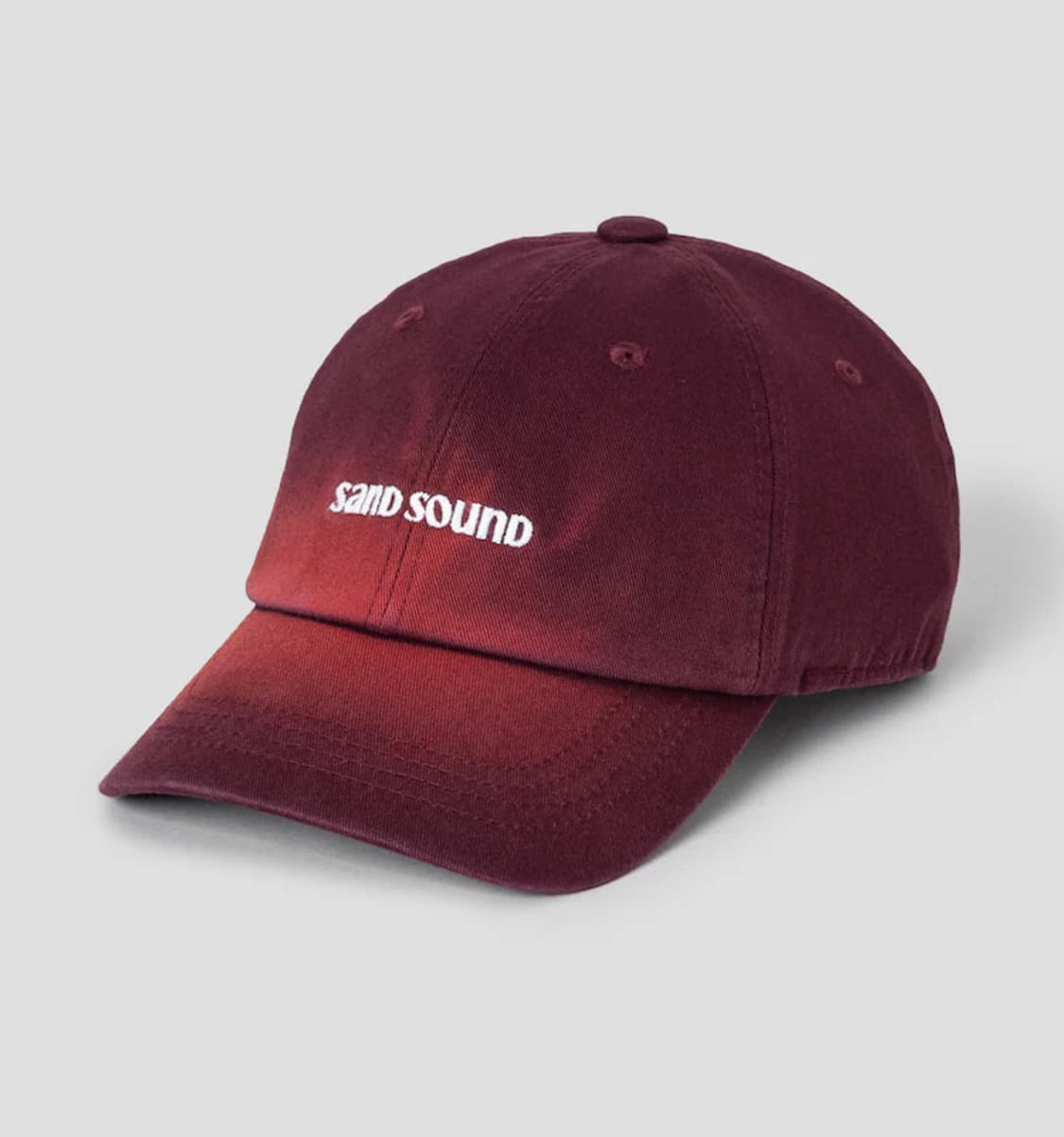 샌드사운드 코튼 워싱 볼캡 레드 상품이미지1