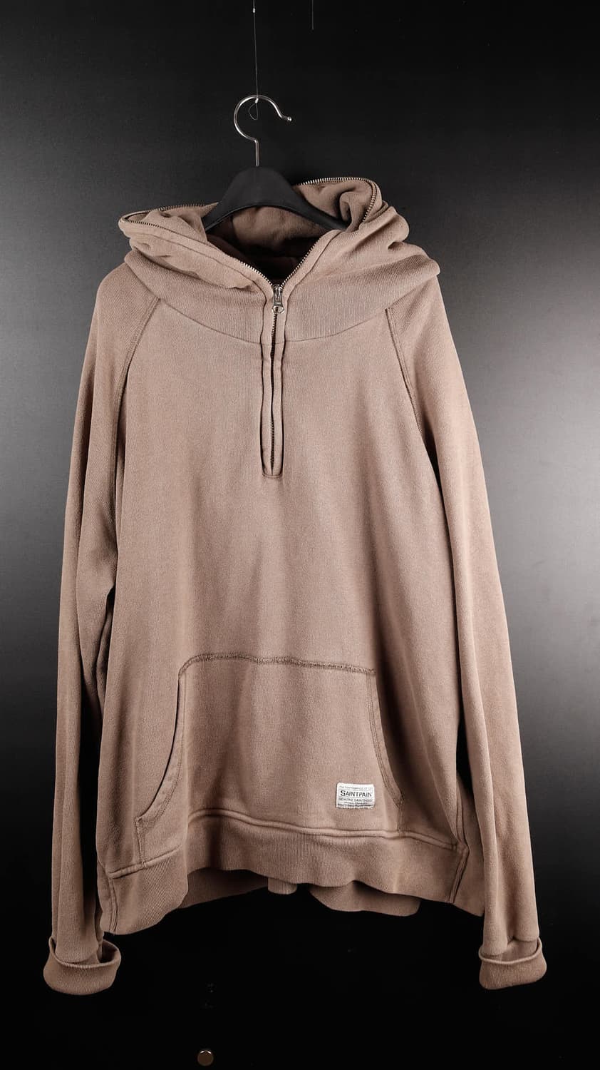 세인트페인 하프집업 후드티 상품이미지1