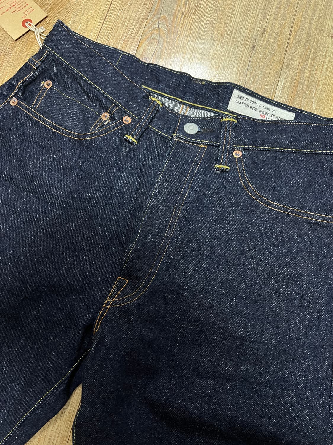 택포39) 본쿠라 xx 30사이즈 boncoura xx 셀비지 데님팬츠 상품이미지3