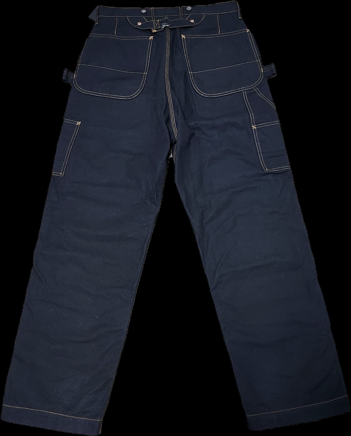 캐피탈 씬 캔버스 럼버 팬츠 블랙 상품이미지2