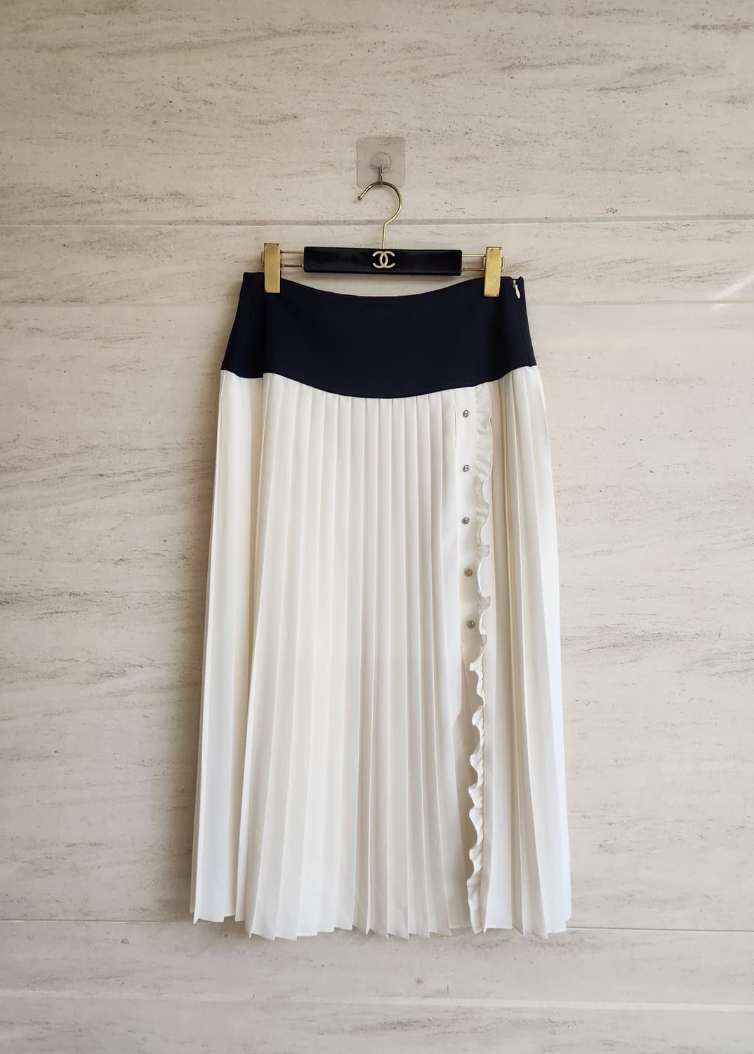 산드로 러플 플리츠 스커트 66사이즈 상품이미지4