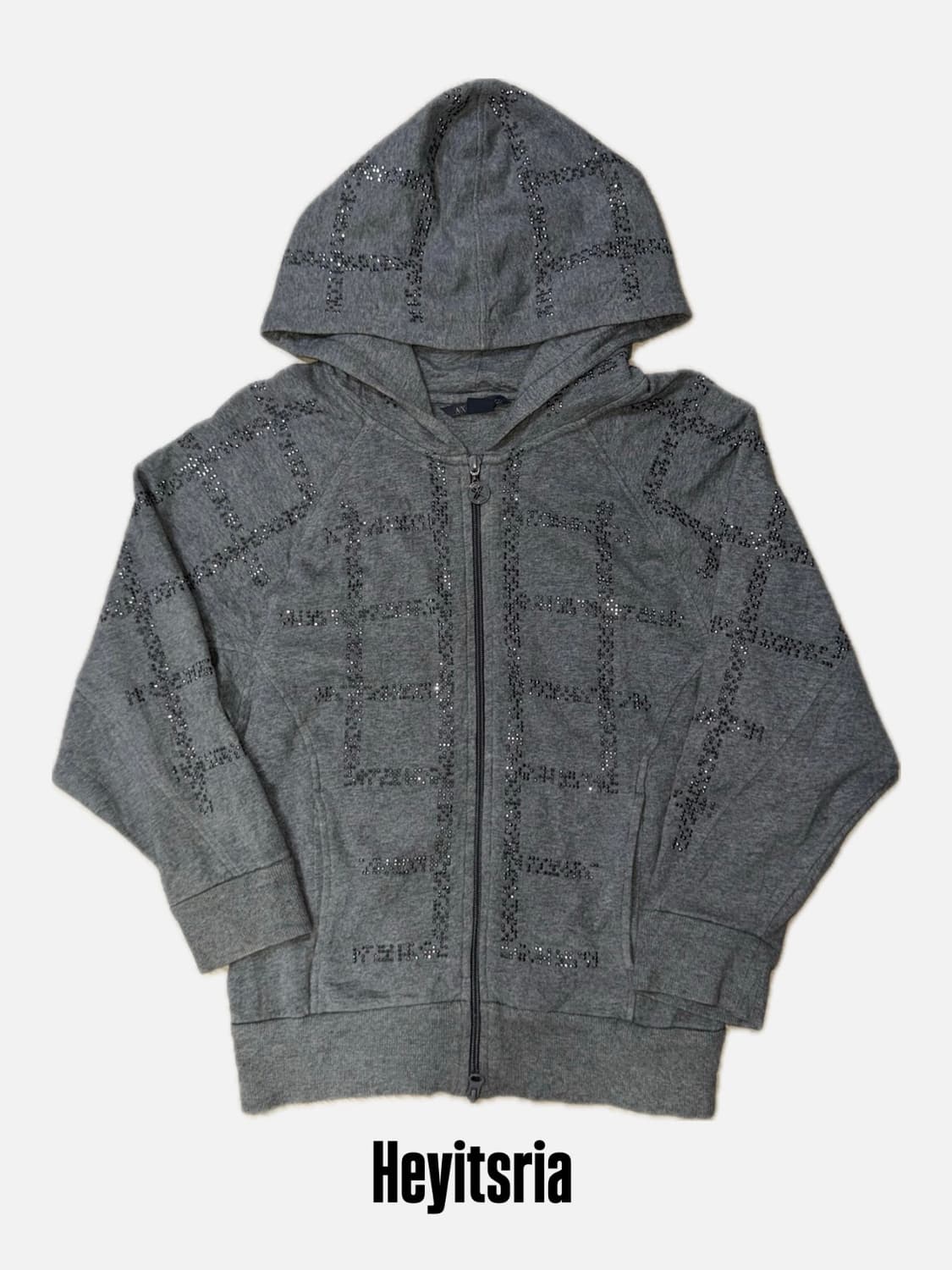 armani exchange 그레이 Y2K 후드집업 상품이미지2