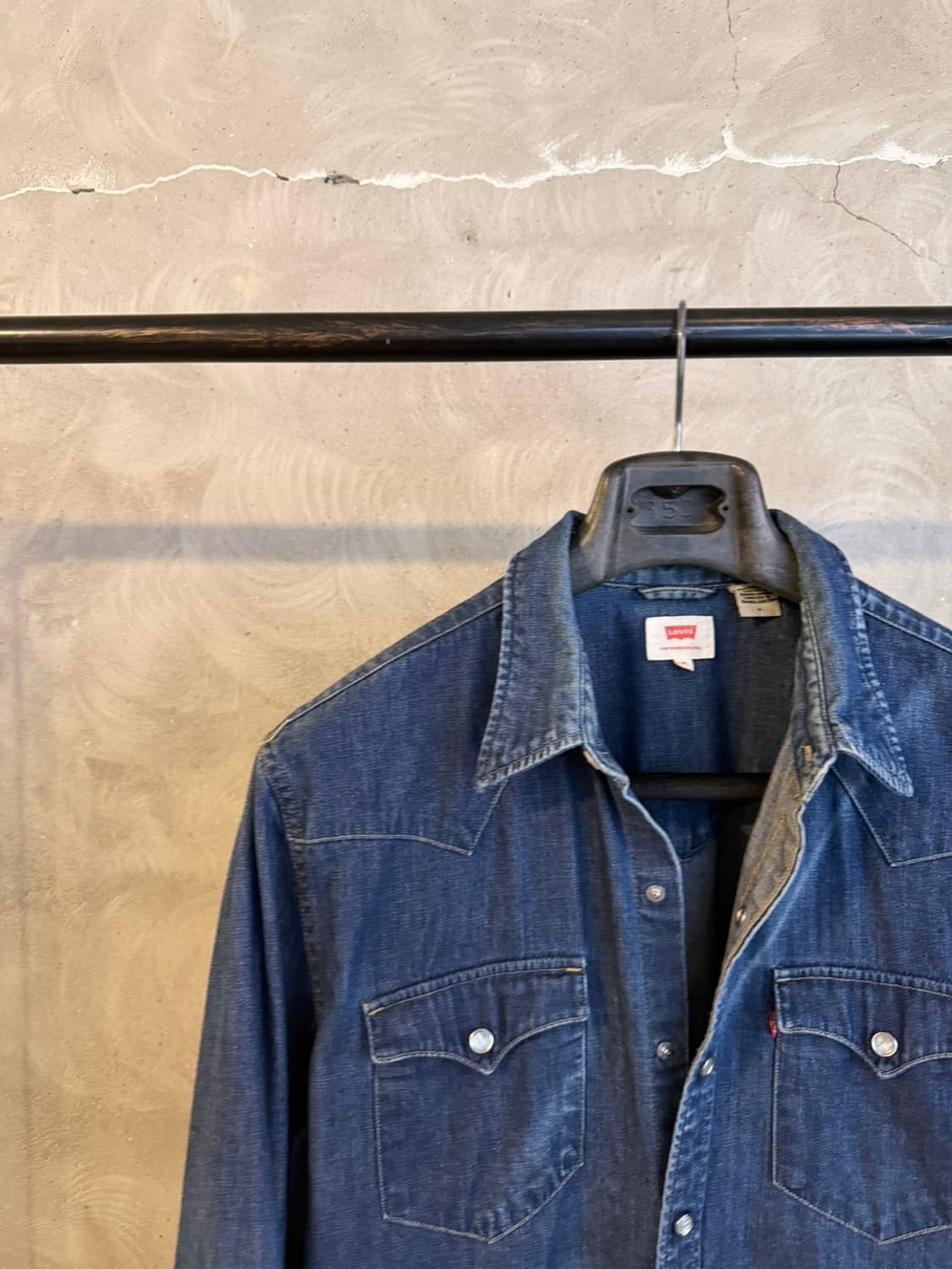리바이스 웨스턴 데님 셔츠 슬림100 상품이미지6