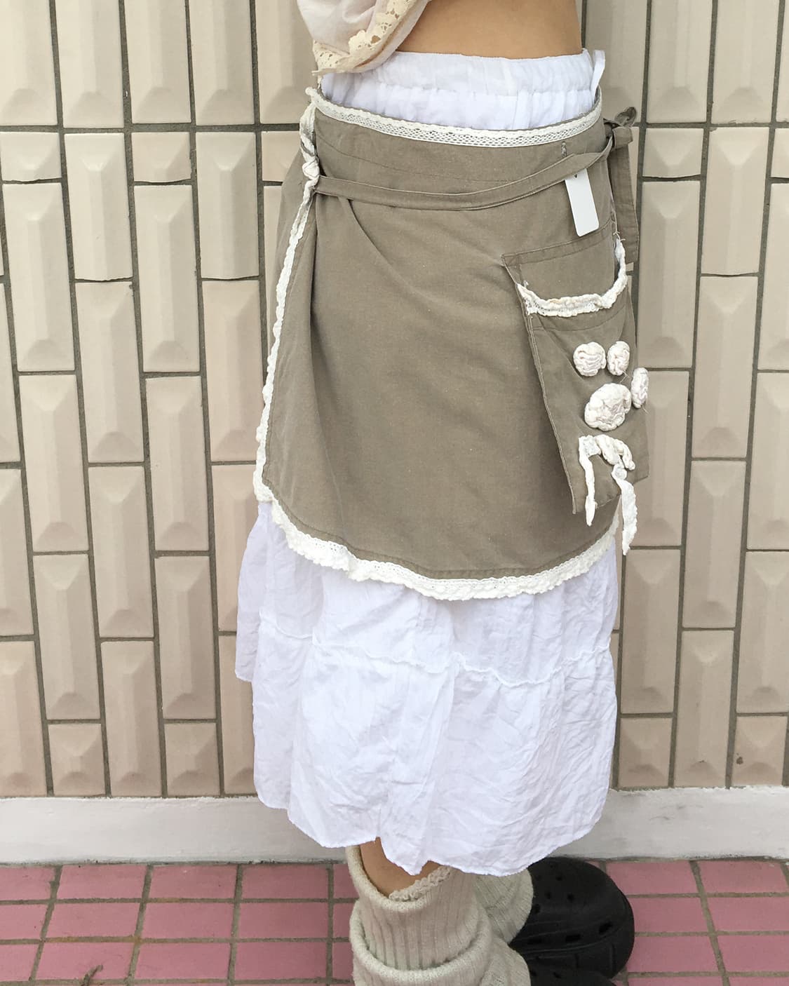 Crochet point apron 상품이미지7