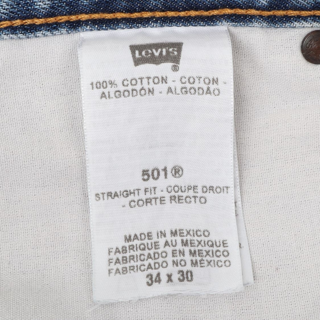 리바이스 501 스트레이트핏 데님팬츠 상품이미지9