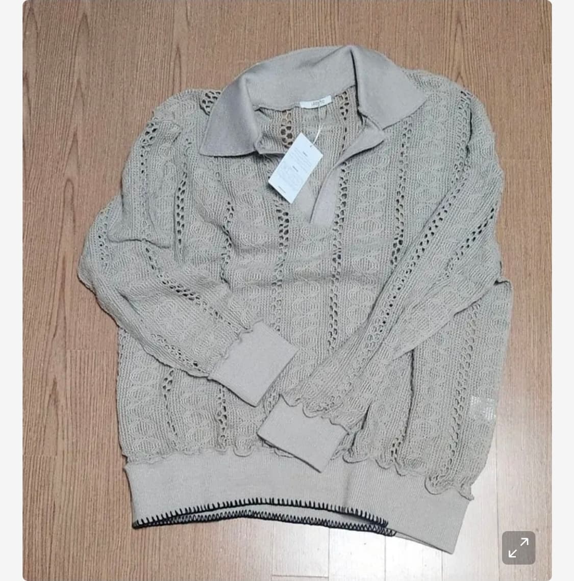 레씨토)
PUNCHING CABLE KNIT PK_[BEIGE] 상품이미지3