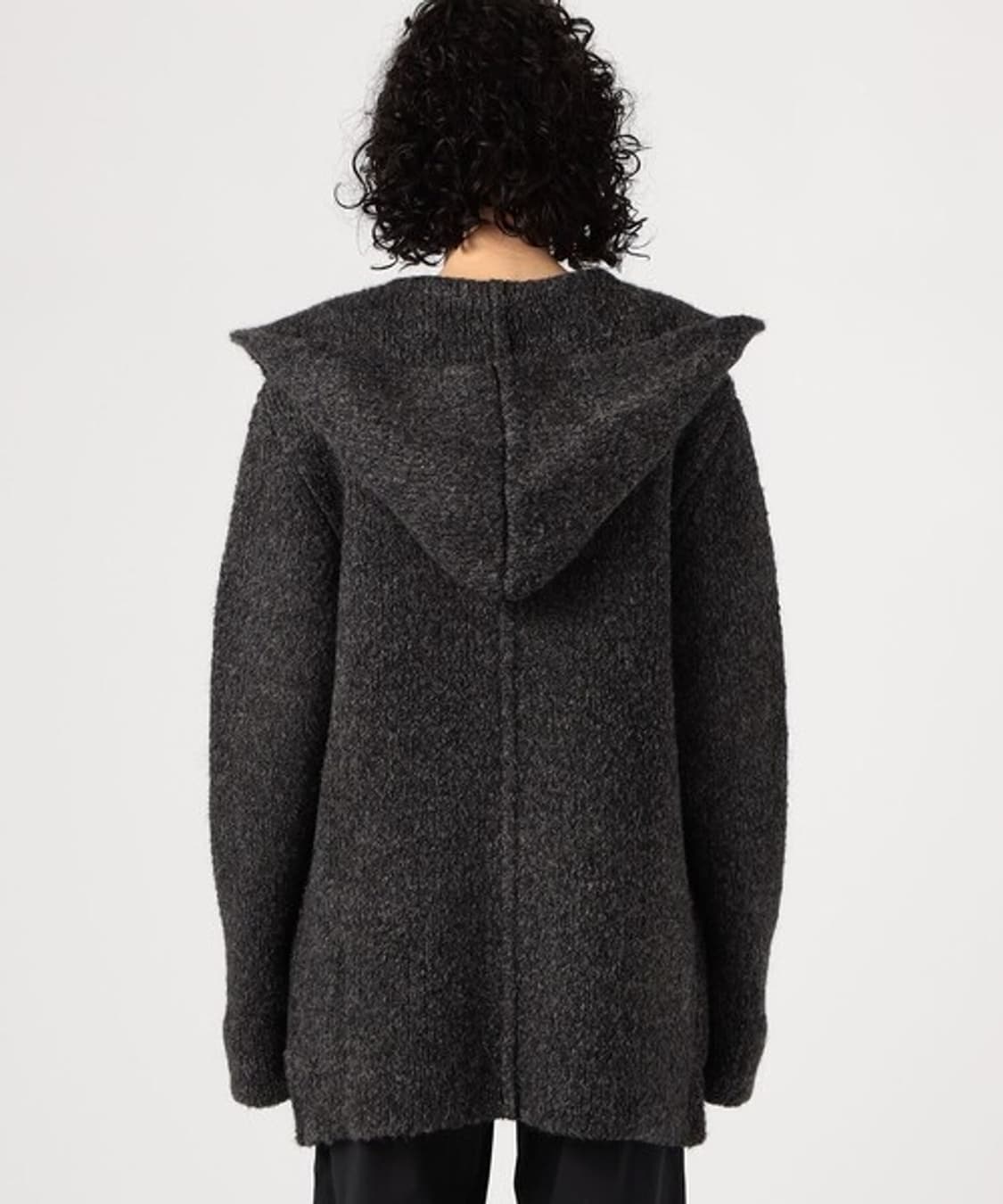 (정품/새상품) 제임스펄스 여성 차콜 후드 가디건 겸 반코트 상품이미지7