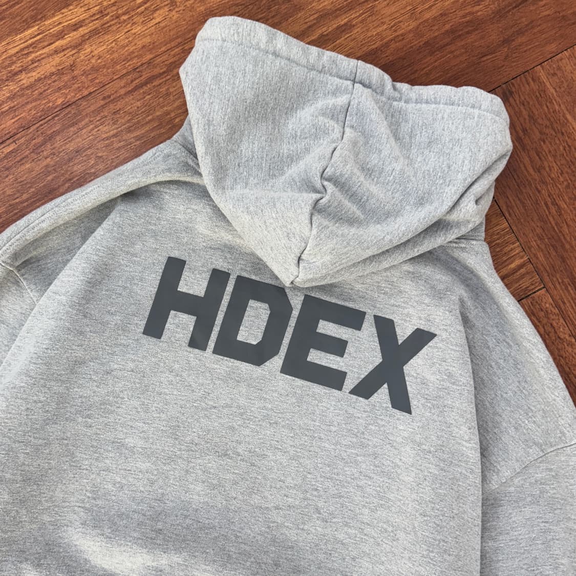 XL HDEX 에이치덱스 해비코튼 그레이 후드 티셔츠  상품이미지2