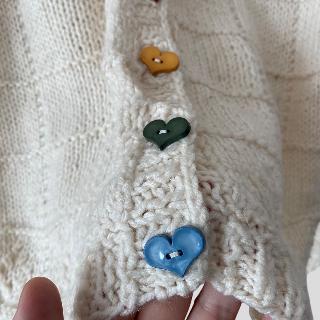 (여성F)빈티지 케이블 니트 가디건 상품이미지4