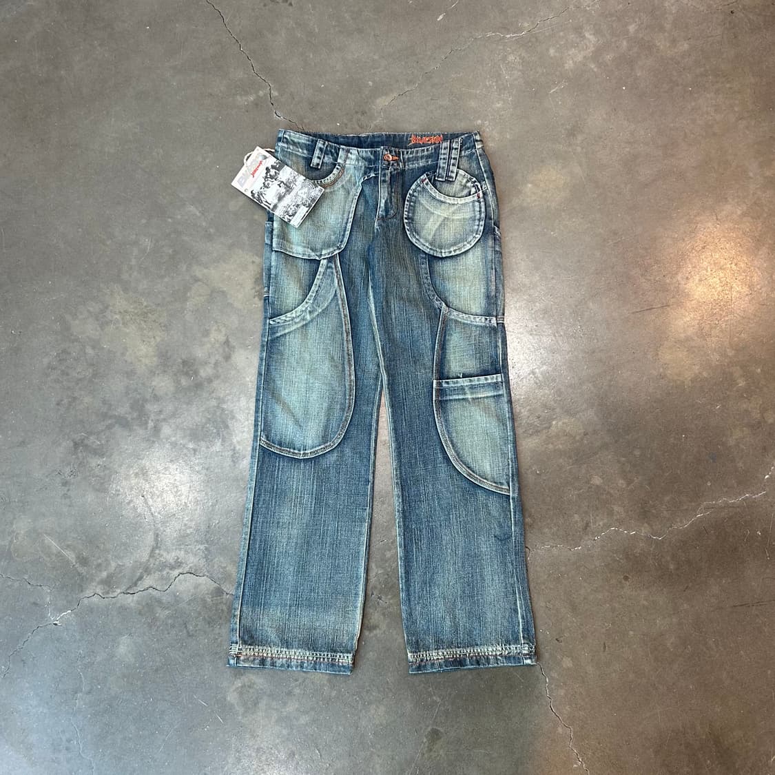 Blueskin 디테일 데님 팬츠 상품이미지1