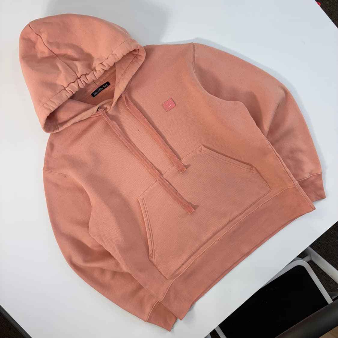 Acne studios  아크네 스튜디오 페리스 페이스 코랄 후드티 상품이미지2