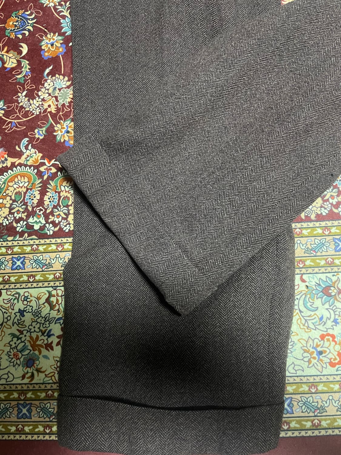 40's 영국생산 울 트라우저 브라운 상품이미지5