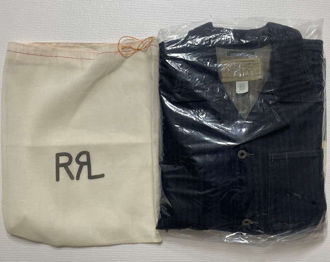 Rrl 인디고 헤링본 셔츠 미시착새상품 상품이미지2