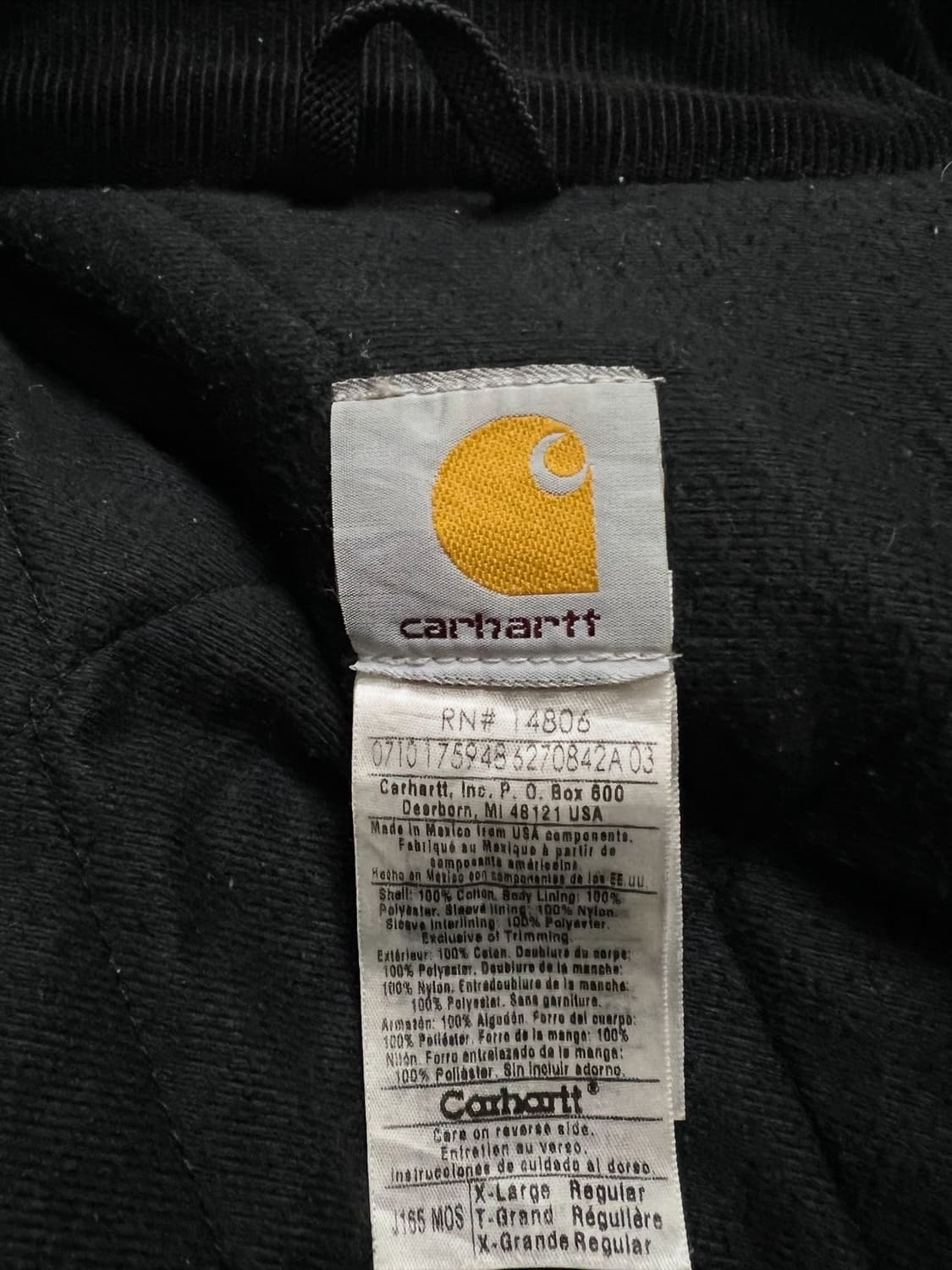 칼하트 J165 워크자켓 상품이미지5