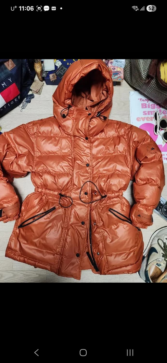 (새상품)ADIDAS .스텔라 맥 브릭 패딩 (패딩 조끼 탈착)헤비다운 상품이미지10