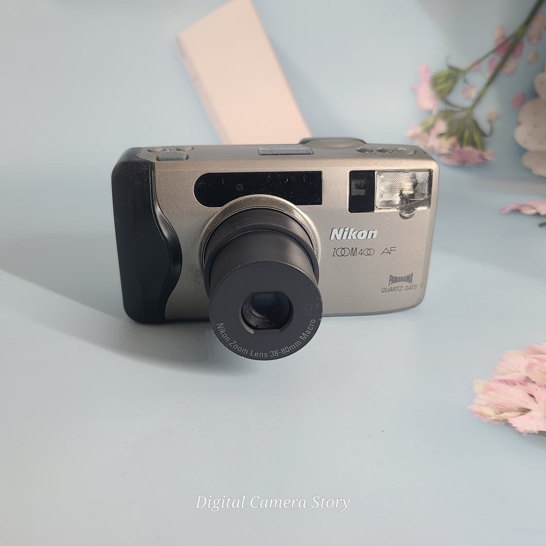 니콘 zoom 400AF 필름 카메라 (빈티지 카멜) 상품이미지3