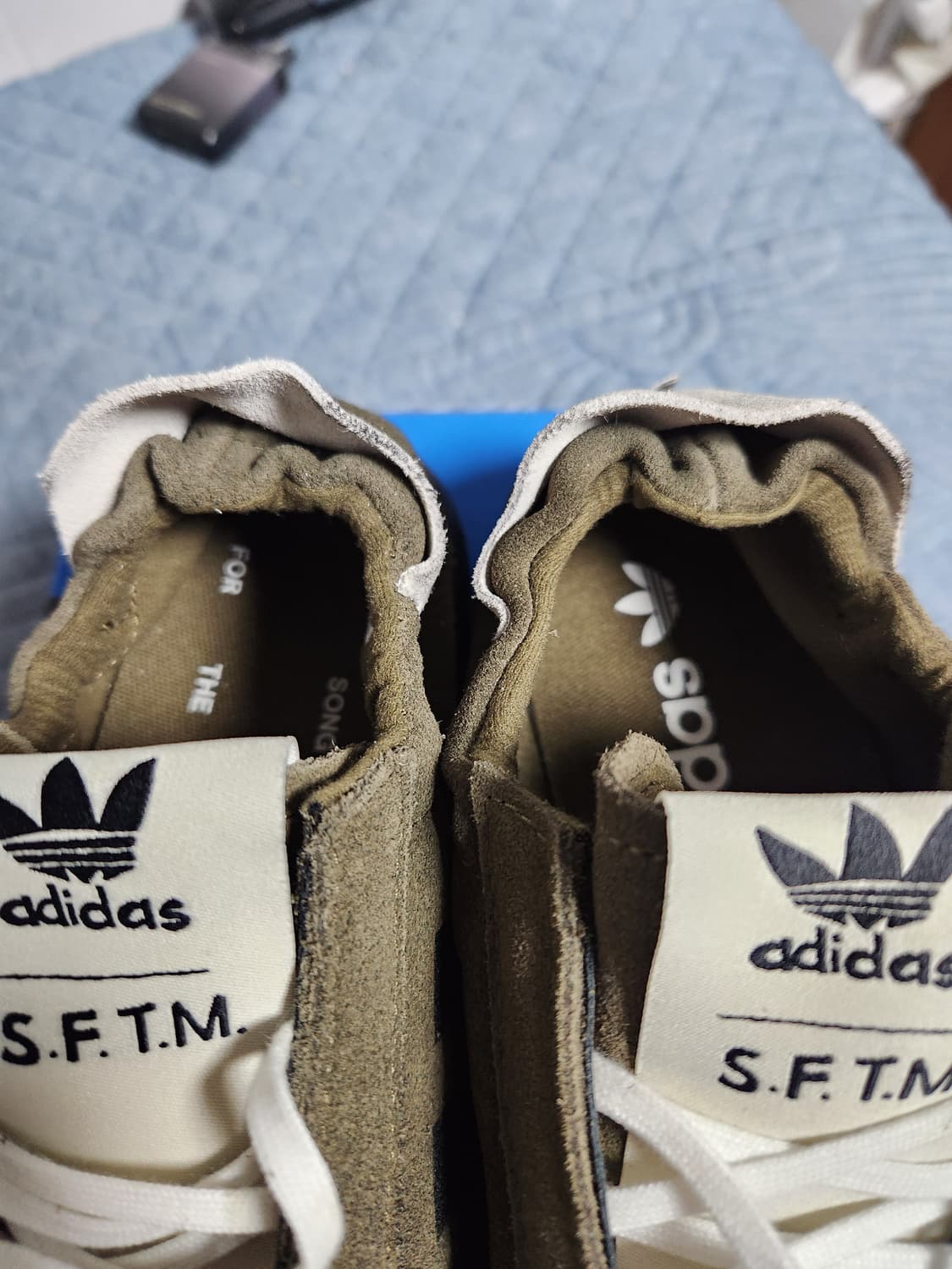 아디다스 x 송 포 더 뮤트 태권도 메이 올리브 코어 블랙 상품이미지4