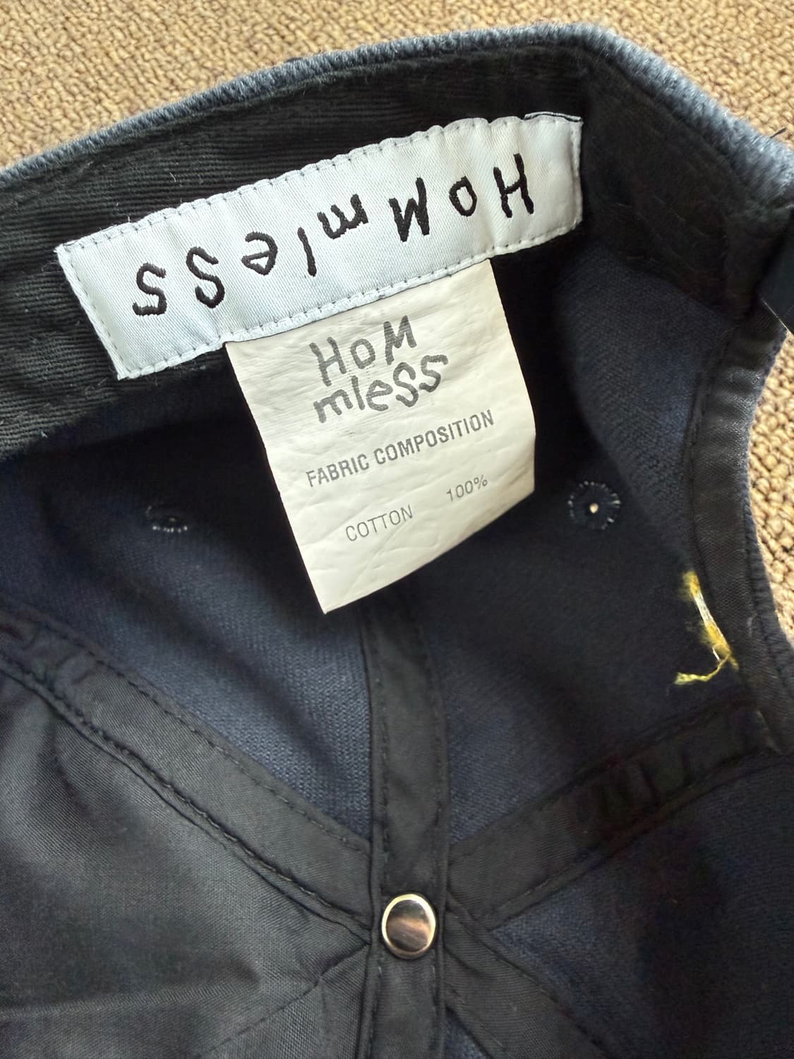 훔멜스 캡 모자 네이비 상품이미지2