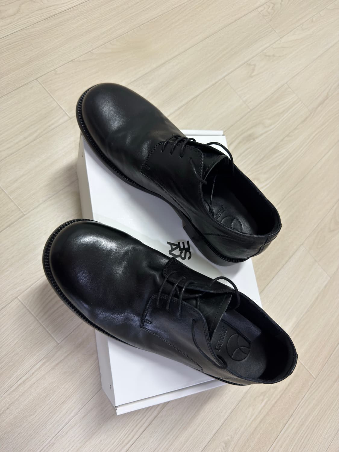 야세 홀리 홀스하이드 컴포트 더비 슈즈 블랙 275 상품이미지6