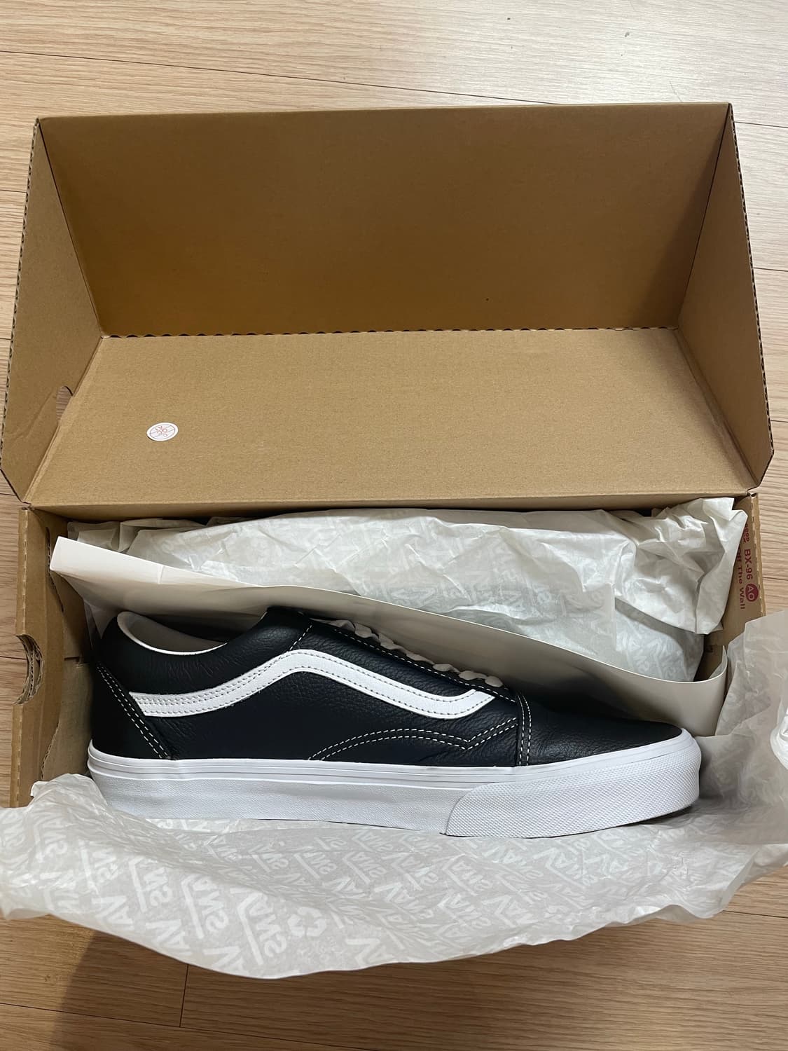 반스 올드스쿨 레더 블랙 295 팝니다 상품이미지1