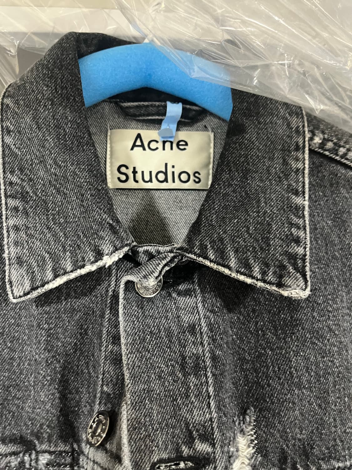 아크네 스튜디오 블랙 데님 자켓 46 상품이미지5