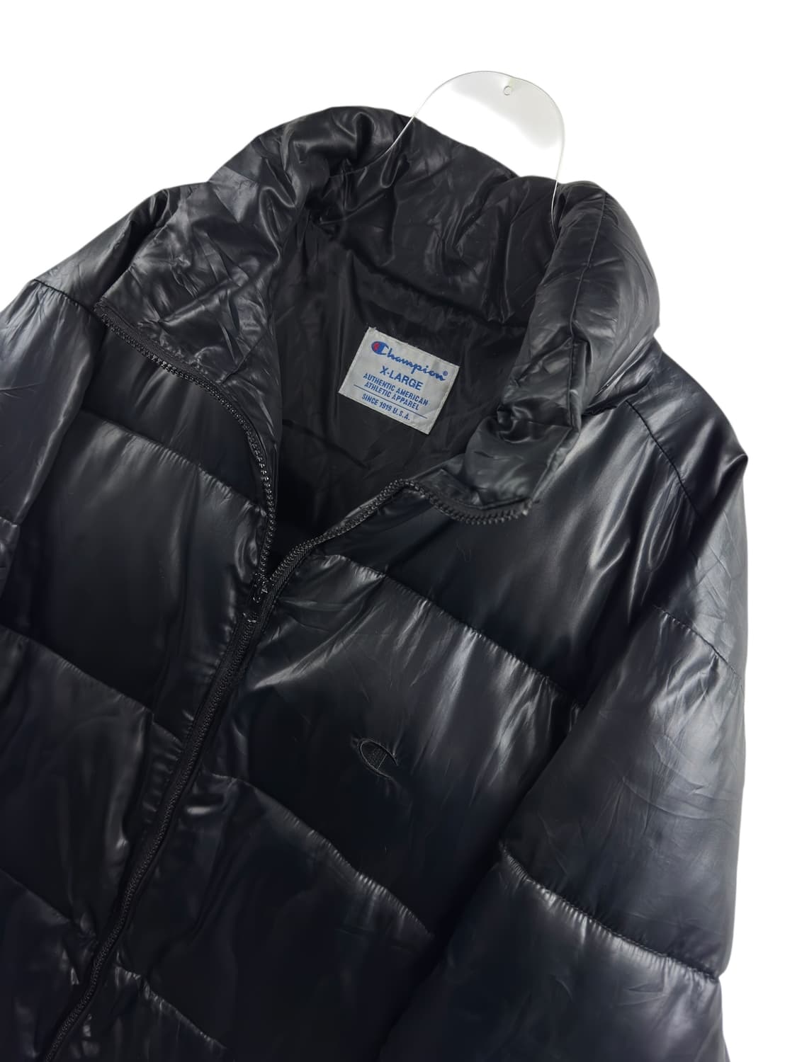 챔피온 유광 올블랙 패딩1489 상품이미지3