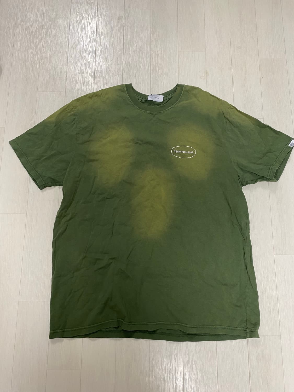 디스이즈네버댓 페이디드 로고 티셔츠 상품이미지1