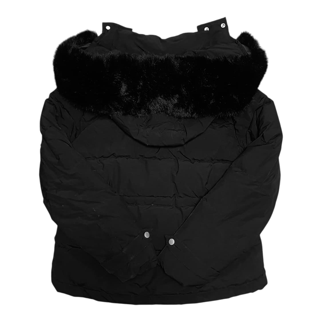 ✨ (바배) 블랙 퍼 후드 여성 패딩  상품이미지2